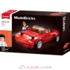 Sluban Model Bricks - Voiture de sport MX5 rouge