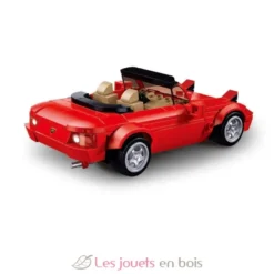 Sluban Model Bricks - Voiture de sport MX5 rouge