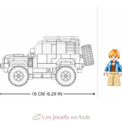 Sluban Model Bricks - Voiture SUV d'attaque anglais