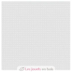 Sluban - Plaque de base briques de jeux couleur blanche