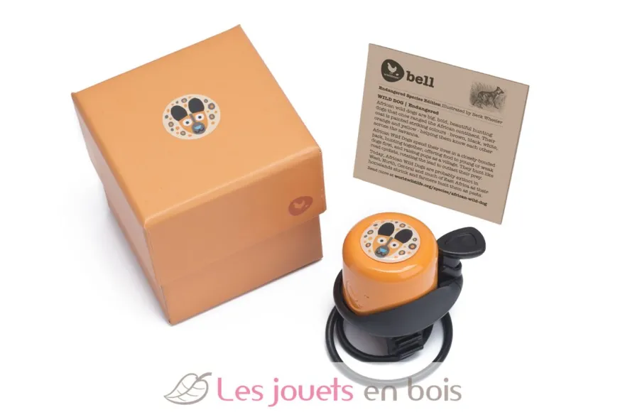 Sonnette Draisienne - Orange Chien Sauvage - Wishbone Design Studio