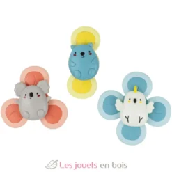 3 Spinners sensoriels animaux australiens - Tiger Tribe