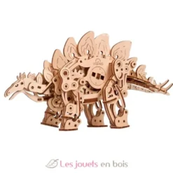 Stégosaure - Puzzle 3D mécanique en bois - Ugears