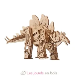Stégosaure - Puzzle 3D mécanique en bois - Ugears
