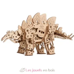 Stégosaure - Puzzle 3D mécanique en bois - Ugears
