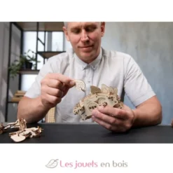 Stégosaure - Puzzle 3D mécanique en bois - Ugears