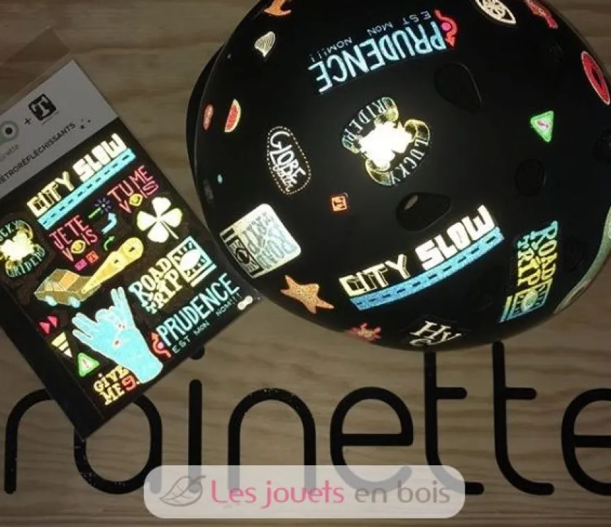 Stickers City Slow Couleur - Rainette