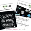 Stickers La nuit je brille de 1000 feux - Rainette