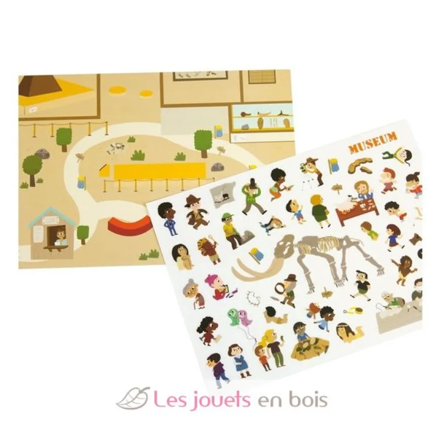 Stickers repositionnables Civilisations - Mideer