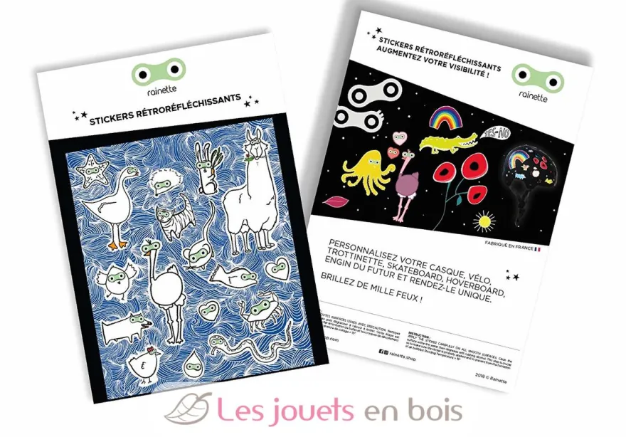 Stickers Super Héros Blanc - Rainette
