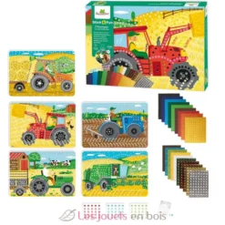Stick'N Fun - 5 Maxi mosaïques La vie à la ferme - Dès 5 ans - Sycomore