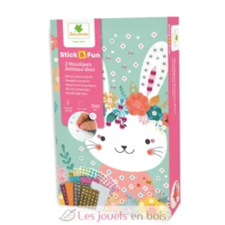 Stick'N Fun - Mini mosaïques Animaux doux - Dès 5 ans - Sycomore