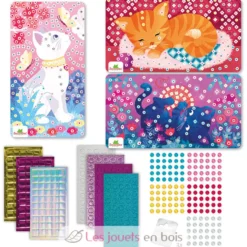 Stick'N Fun - Mini mosaïques Chats - Dès 5 ans - Sycomore