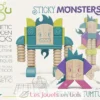 Sticky Monsters Beans and Tumtum - Tegu