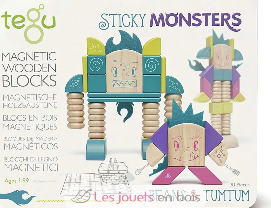 Sticky Monsters Beans and Tumtum - Tegu