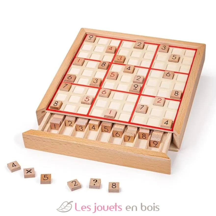 Sudoku en bois - Dès 5 ans - Bigjigs Toys