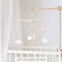 Support mobile en bois naturel - JaBaDaBaDo