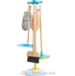 Support pour balais et set de nettoyage - Hape Toys