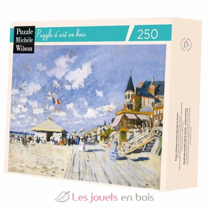Sur les planches de Trouville Monet - Puzzle Michèle Wilson