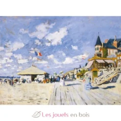 Sur les planches de Trouville Monet - Puzzle Michèle Wilson