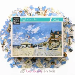 Sur les planches de Trouville Monet - Puzzle Michèle Wilson
