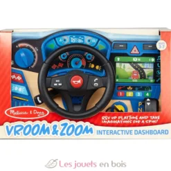 Tableau de bord interactif Vroom & Zoom bleu Mélissa and Doug
