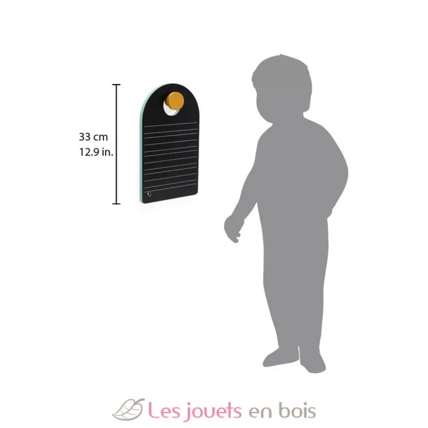 Tableau nomade en bois noir - Janod