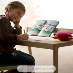 Table Bureau Enfant Sibis Afra - rouge - Sirch
