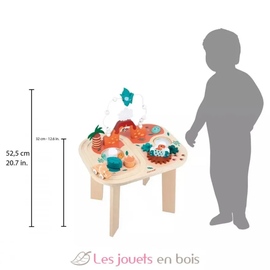 Table d'activités Dino en bois - Janod