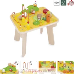 Table d'activités en bois Ferme - Janod