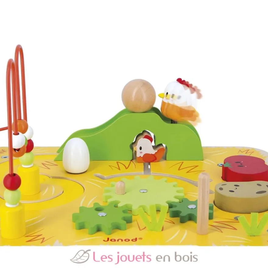 Table d'activités en bois Ferme - Janod