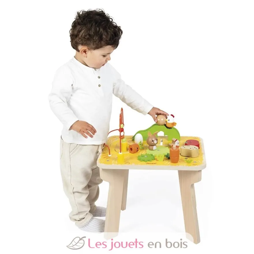 Table d'activités en bois Ferme - Janod