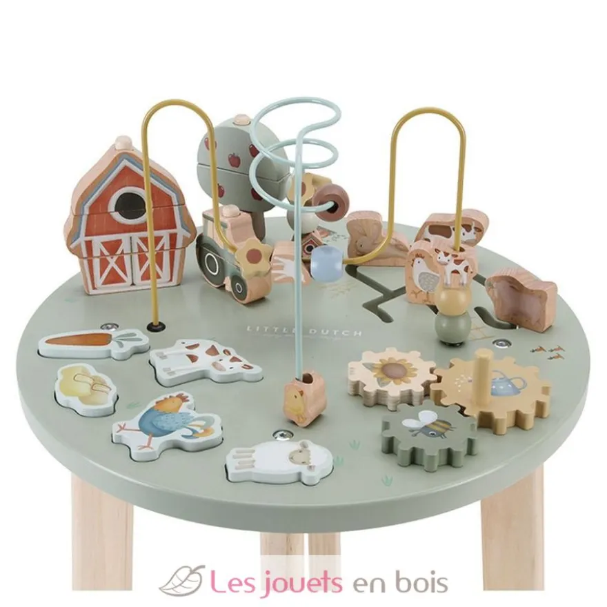 Table d'activités en bois Little Farm - Little Dutch