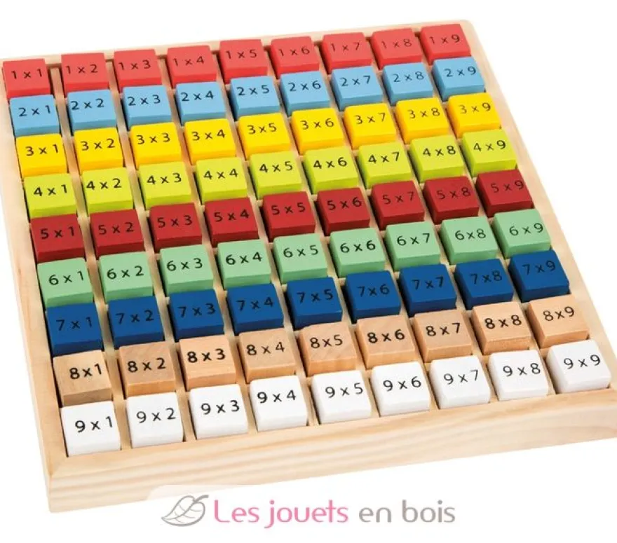 Table de multiplication colorée - Small foot company