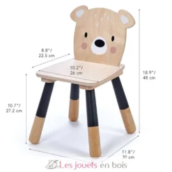 Table et chaises Forêt pour enfant - Tender Leaf Toys
