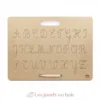 Tablette écriture majuscules cursives Montessori - Mazafran