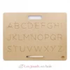 Tablette écriture majuscules scripts Montessori - Mazafran