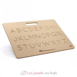 Tablette écriture majuscules scripts Montessori - Mazafran