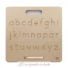 Tablette écriture minuscules scripts Montessori - Mazafran