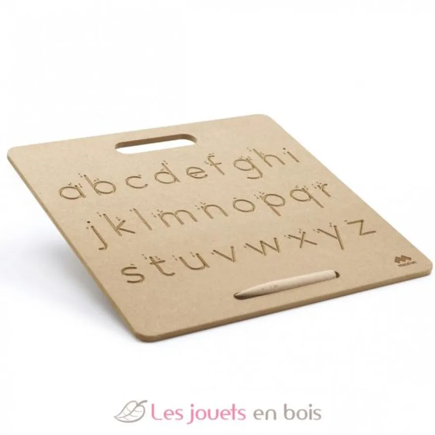 Tablette écriture minuscules scripts Montessori - Mazafran