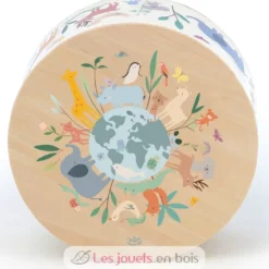 Tambour animaux du monde Sarah Betz - Vilac
