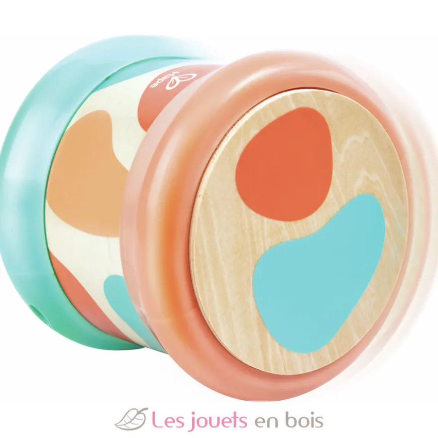 Tambour de bébé turquoise - De 6 à 36 mois - Hape