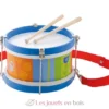 Tambour en bois coloré - Sevi