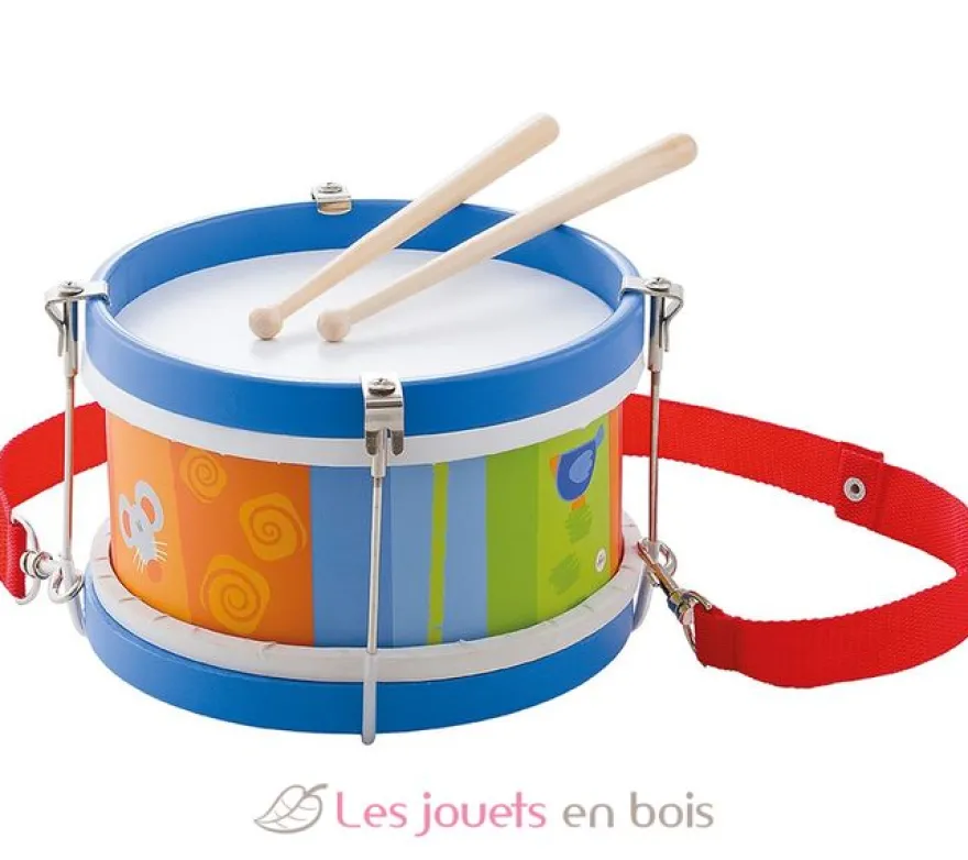 Tambour en bois coloré - Sevi