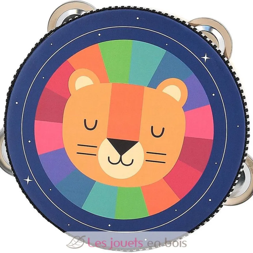Tambourin arc-en-ciel Andy Westface - Vilac