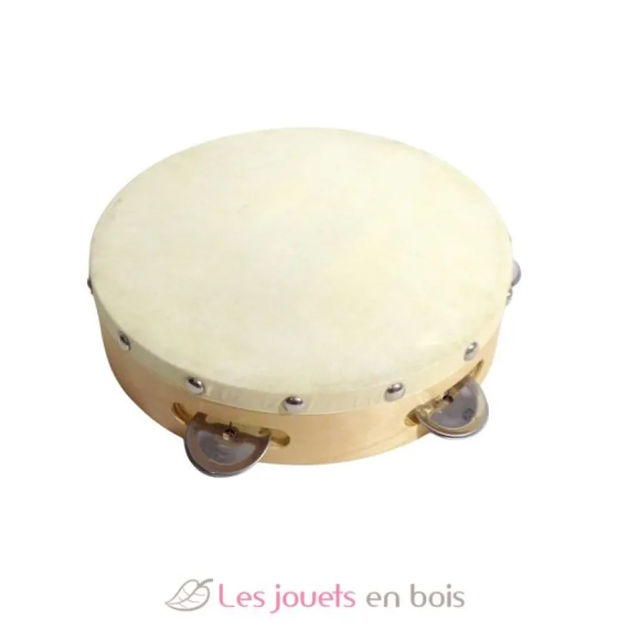 Tambourin avec 5 cymbalettes - Goki