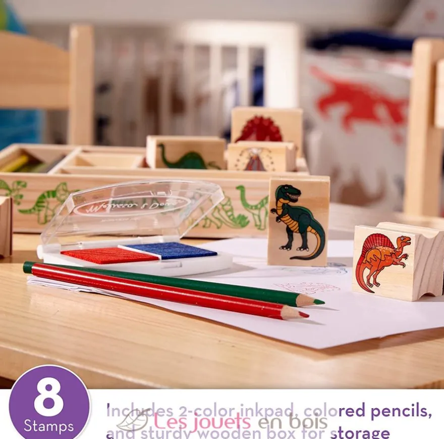 Tampons encreurs Dinosaures - Melissa & Doug