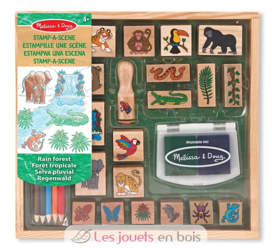 Tampons encreurs Forêt Tropicale - Melissa & Doug