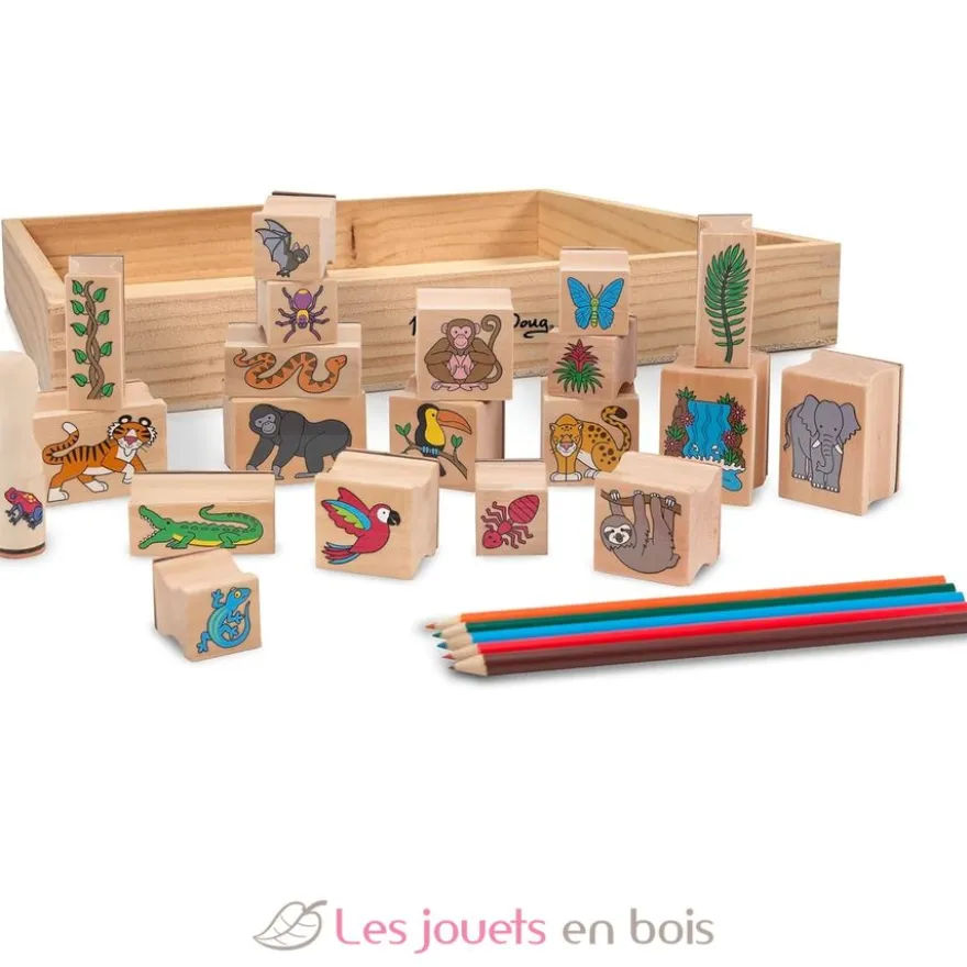 Tampons encreurs Forêt Tropicale - Melissa & Doug