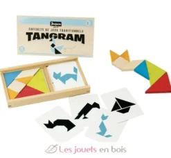 Tangram en bois - Jeujura